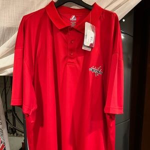 Washington Capitals  Polo Shirt size 4XL New